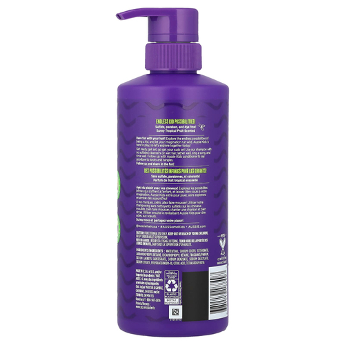 Aussie, Kids, увлажняющий шампунь, солнечные тропические фрукты, 475 мл (16 жидк. унц.)