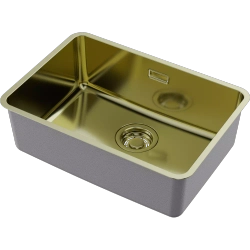 Кухонная мойка Omoikiri Omi 53-U/I-LG Ultra Mini нерж.сталь/светлое золото