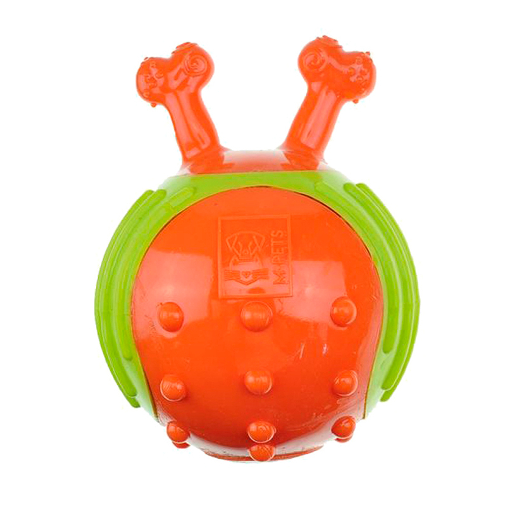 Игрушка "Мяч с рожками" для собак 17 см M-PETS