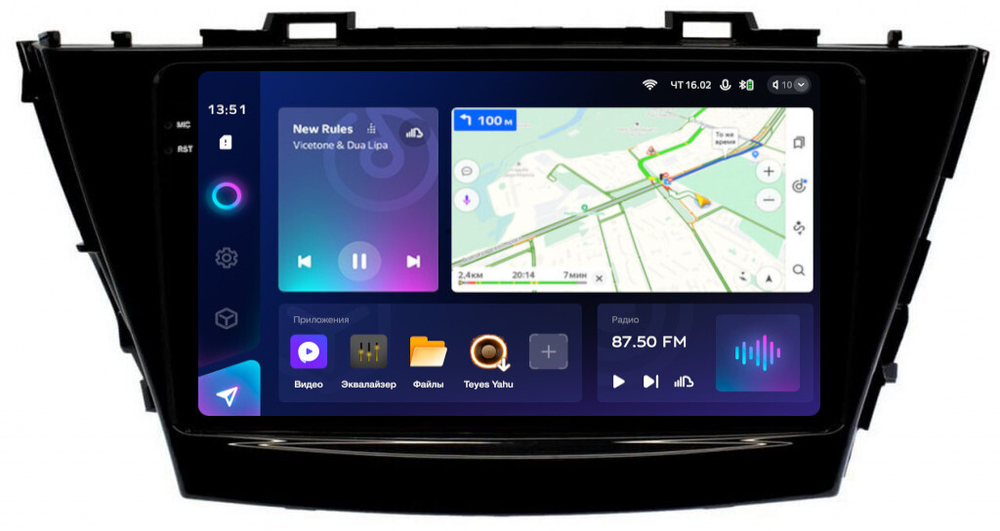 Магнитола для Toyota Prius Alpha 40 2014-2021 (правый руль) - Teyes CC3-2K на Android 10, 2K QLED, ТОП процессор, CarPlay, 4G SIM-слот