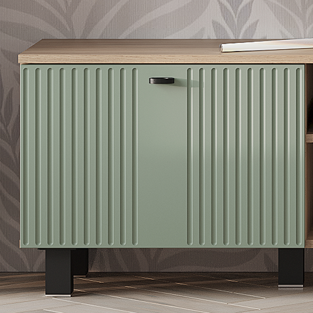 Тумба под ТВ Олива ТБ-09 дуб каньон/эвкалипт софт