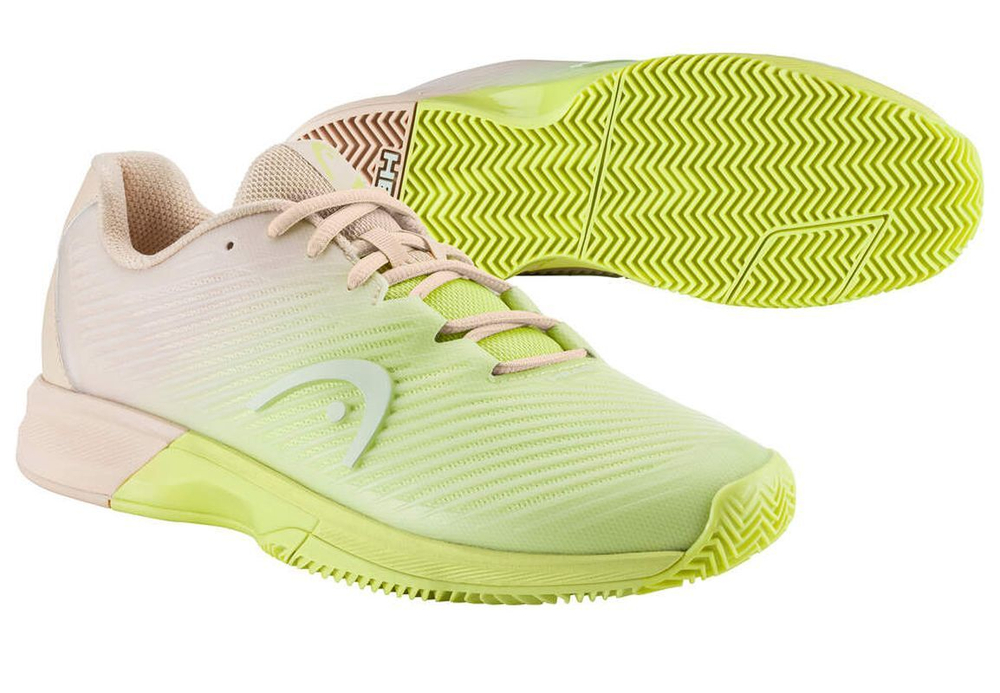 Женские Кроссовки теннисные Head Revolt Pro 4.0 Clay - разноцветный