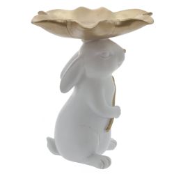 GAEM Фигурка декоративная "Заяц" с подносом, L17,5 W17,5 H20,5 см