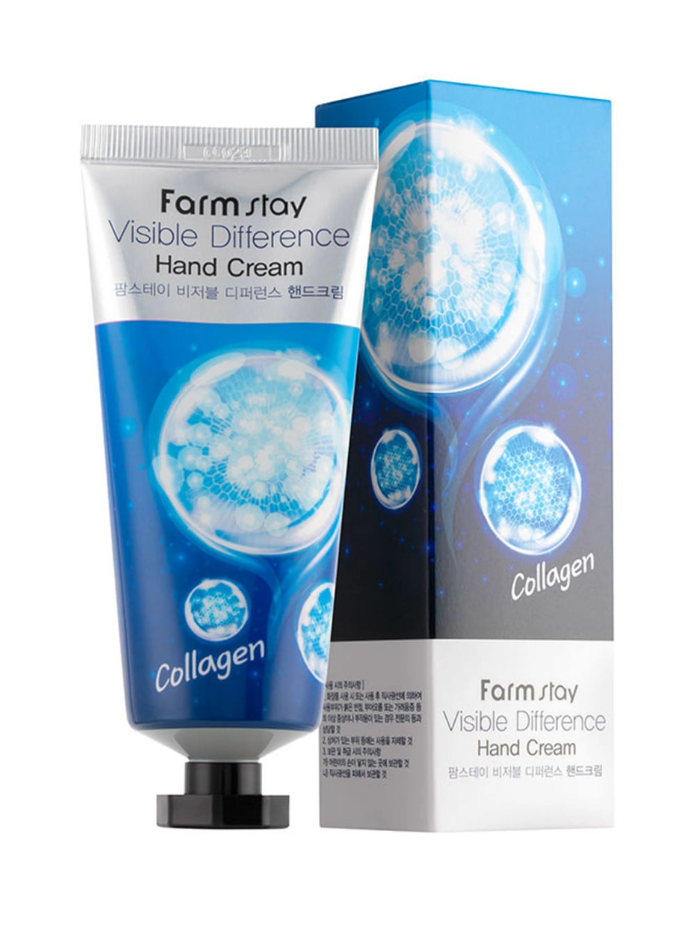 FARMSTAY - КРЕМ ДЛЯ РУК УКРЕПЛЯЮЩИЙ С КОЛЛАГЕНОМ VISIBLE DIFFERENCE COLLAGEN HAND CREAM, 100 G