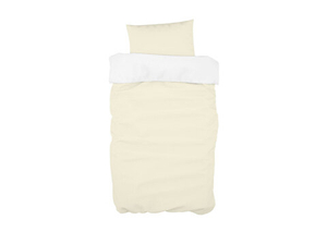 Постельное бельё в детскую кроватку (молочный, сатин)