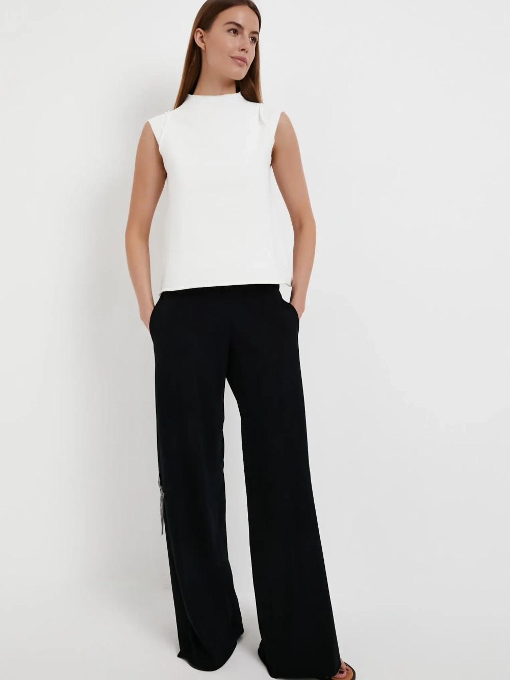 Майка Стойка Молочный