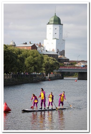 Надувная доска для SUP серфинга D7 Boards Tiger 22.0