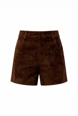 Шорты из натуральной замши