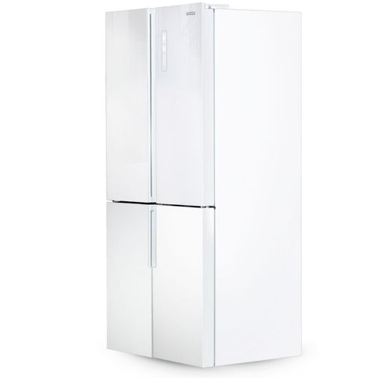 Холодильник Ginzzu NFK-510 White glass