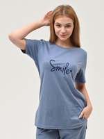 Брючная пижама Smile цвет голубой