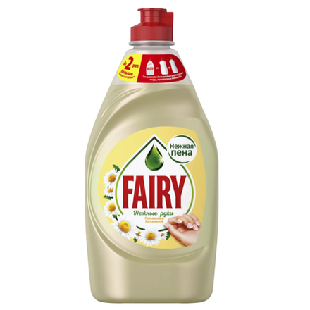 Средство для мытья посуды Fairy Нежные руки Ромашка и витамин Е 450 мл