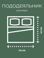 Комплект постельного белья 2-спальный, наволочки 70х70 Перкаль Хлопок Ромашки