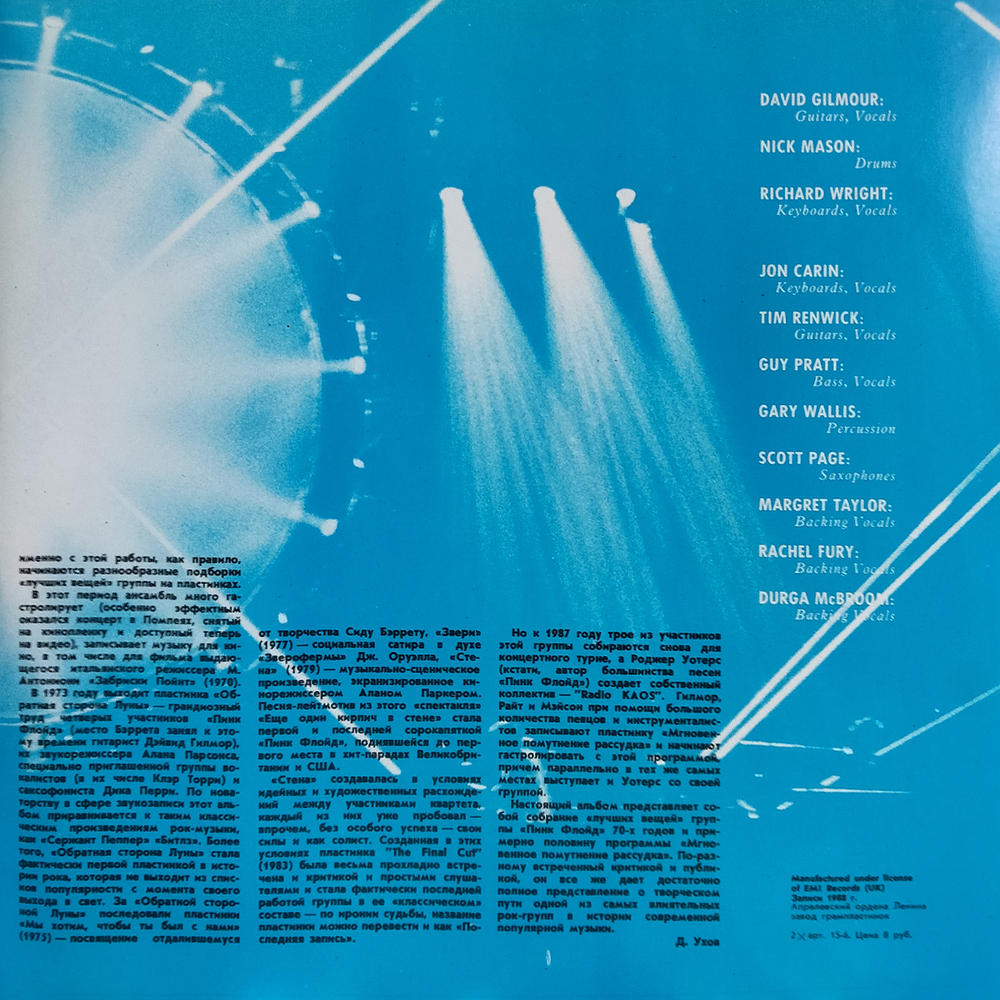 Pink Floyd / Delicate Sound Of Thunder (2LP)