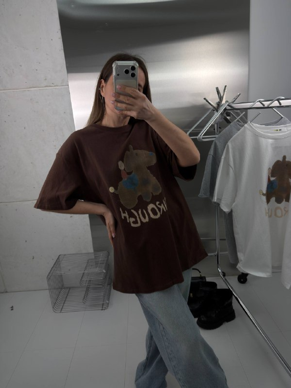 Футболка женская артикул 607-1 цвет "коричневый"