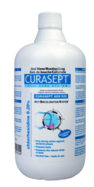 CURASEPT ADS 220 MOUTHWASH Ополаскиватель хлоргексидин диглюконат 0,20% для профессионального использования 900 мл