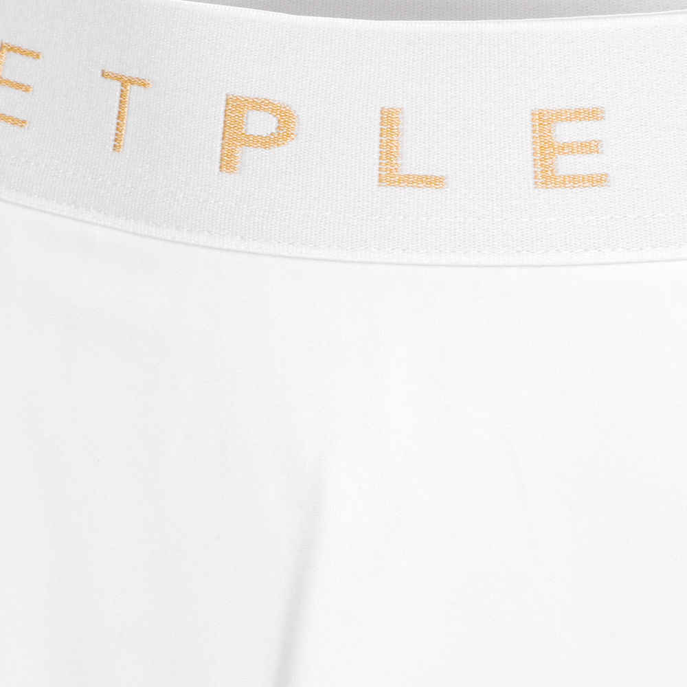 Женская теннисная юбка Quiet Please Retro Stripe Bounce Skirt Women - White, Blue