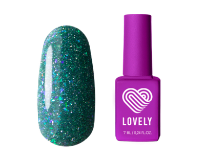 Lovely Гель-лак со светоотражающими частицами Lovely, коллекция "Jewel" Malachite , 7 ml