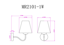 Бра MyFar Charlotte MR2101-1W