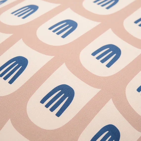 Набор из двух наволочек из сатина бежево-розового цвета с принтом "Blossom Time", Cuts&amp;Pieces, 50х70 см