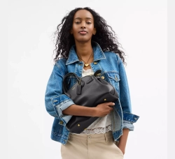 COACH СУМКА EMPIRE 28, ЧЕРНЫЙ