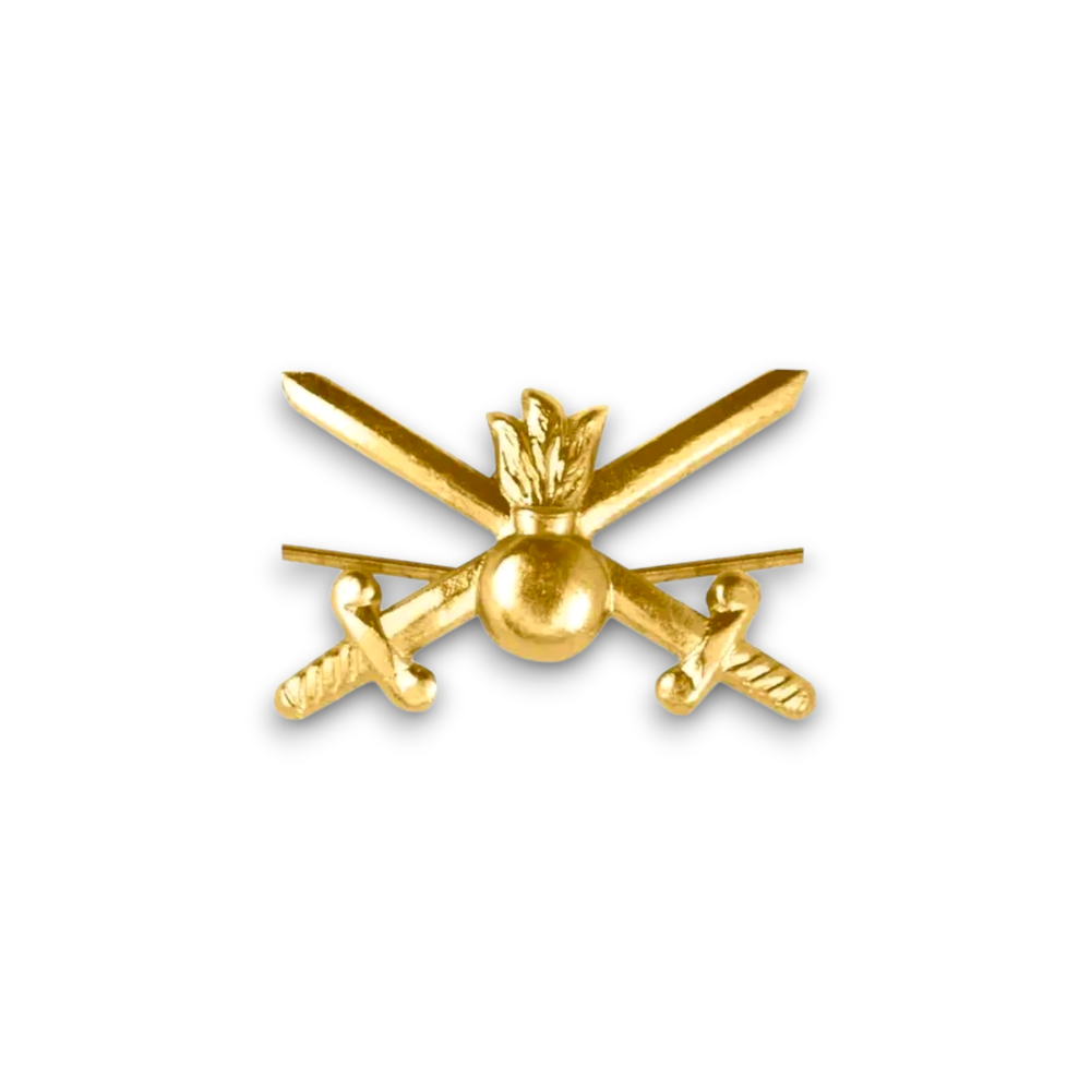 Эмблема ( Знак ) Петличная ( Петлица ) Сухопутных Войск Золотистая | ATRIBUTICASTORE.RU
