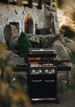 Газовый гриль Broil King Baron Shadow 490 IR, 6 горелок (с ИК-горелкой), вертел, чёрный