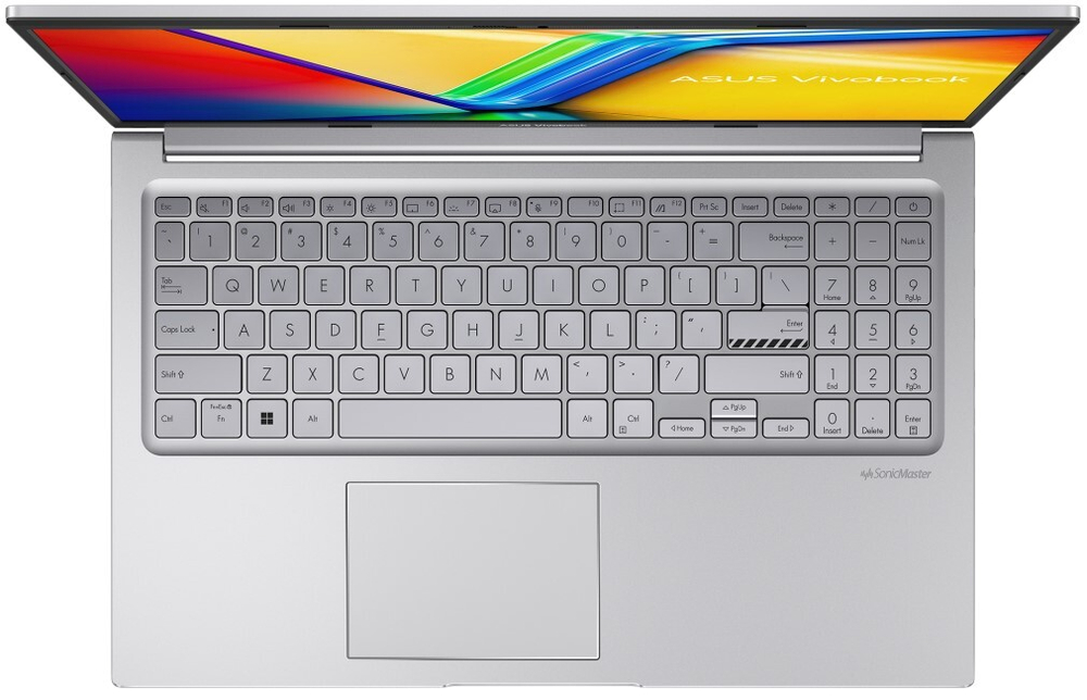 Ноутбук  ASUS VivoBook 15 X1504ZA-BQ085 15.6 ", Core i3, 8 Гб RAM, 256 Гб SSD, UHD Graphics, Серебристый