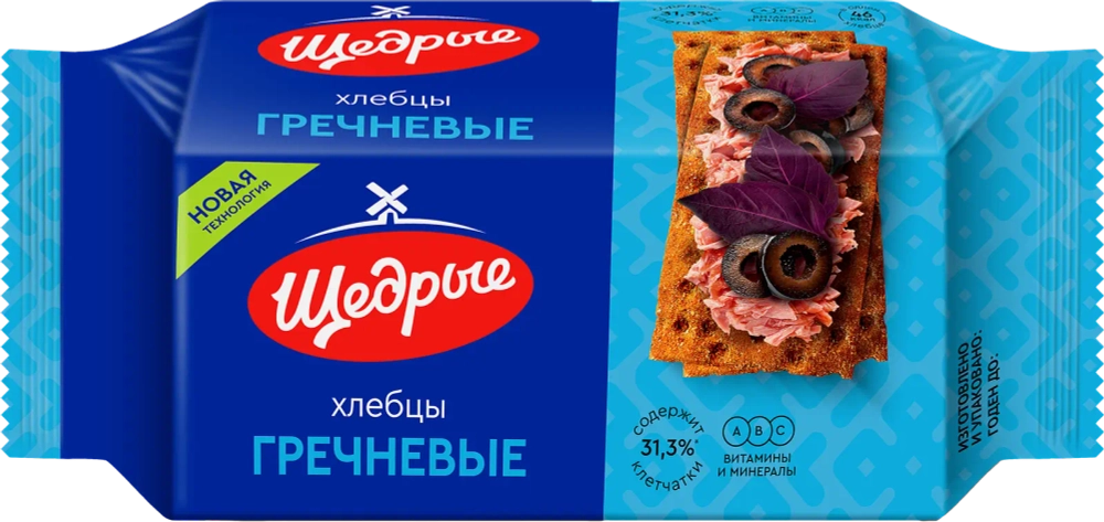 Хлебцы Щедрые гречневые 100г