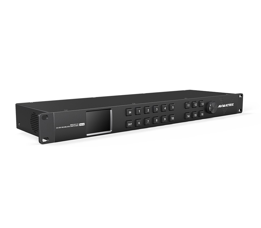 Коммутатор AvMatrix MSS1611-S, матричный, бесшовный, SDI