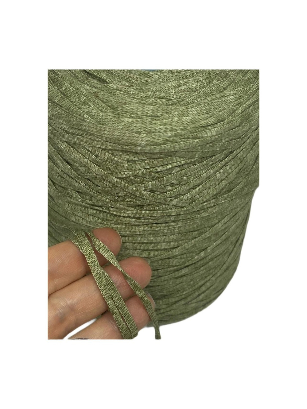 Пряжа для вязания на бобине 480 г (Италия)100% ленточный хлопок 100г-150м.