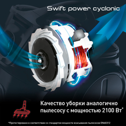 Пылесос с контейнером Tefal Swift Power Cyclonic TW2947EA