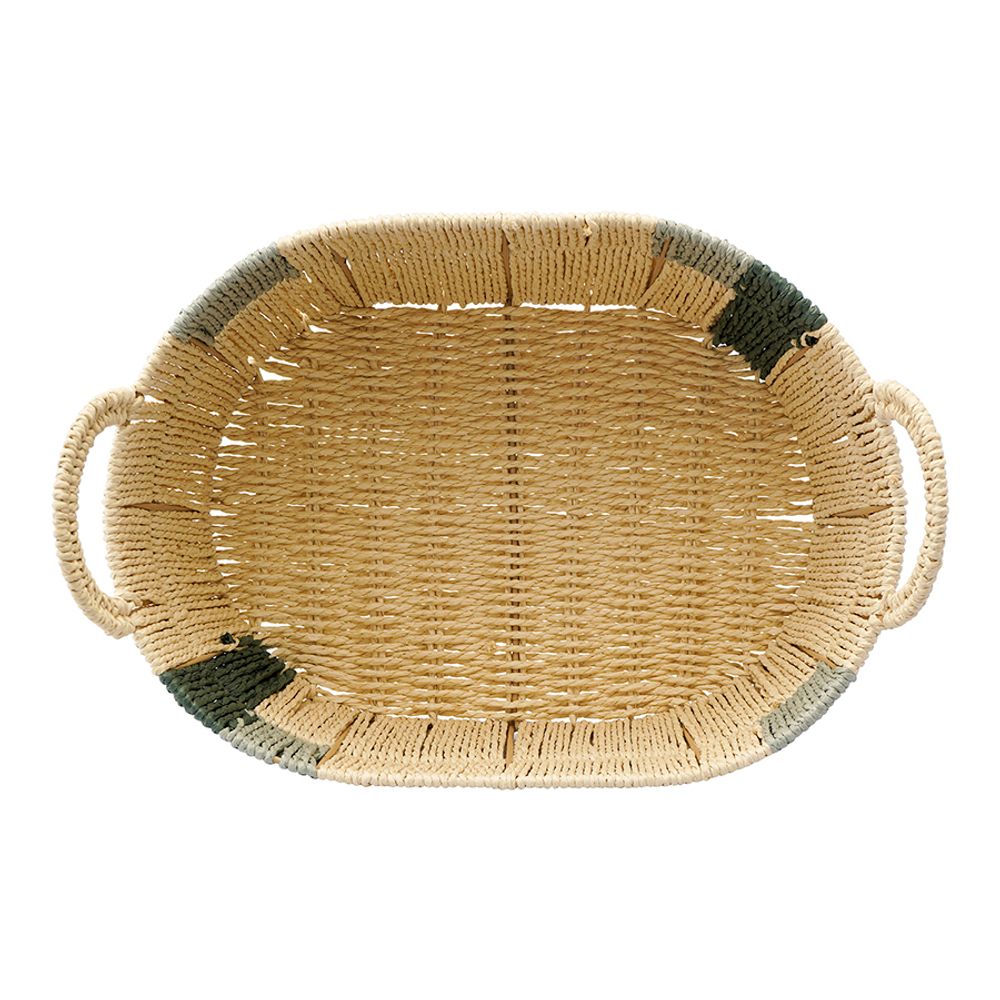 Корзина плетеная овальная Bodhran Sage из коллекции Ethnic, размер L