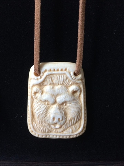 Подвеска "Медведь", цевка