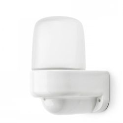 Светильник ЭРА НББ 02-60-003 для бани и сауны керамика/стекло угловой IP54 E27 max 60Вт белый НПБ400 | Светильники ЖКХ IP54