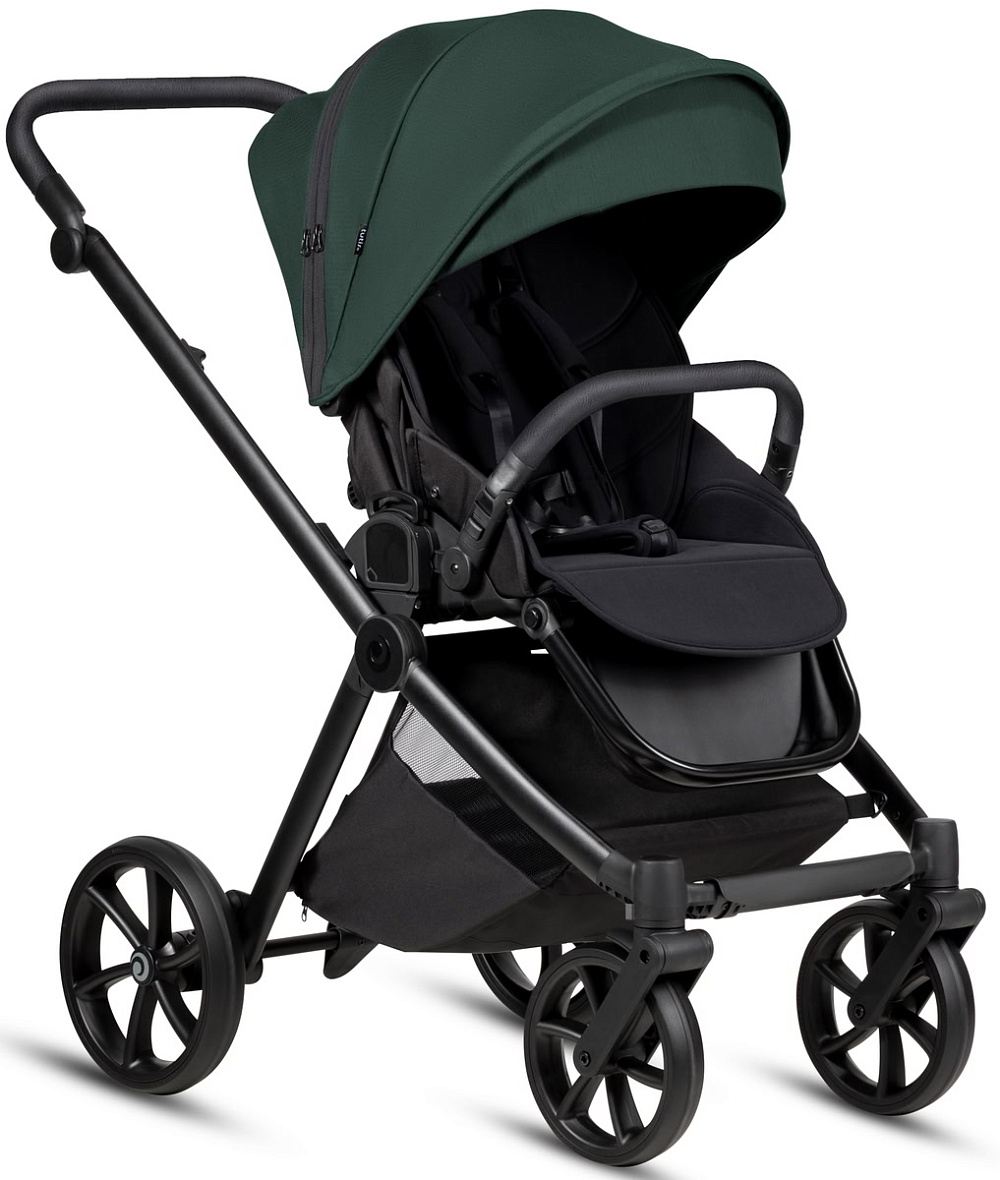 Детская коляска Tutis Mio 3 Plus Essential New 4 в 1 с автокреслом Beno Black и базой 1622240 Pacific Green