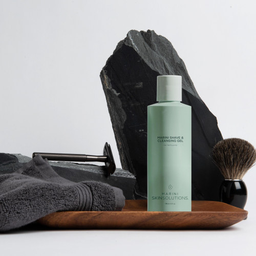 MARINI SKINSOLUTIONS Shave & Cleansing Gel Мужской гель для умывания и бритья с  увлажняющим и восстанавливающим действием, 148 мл