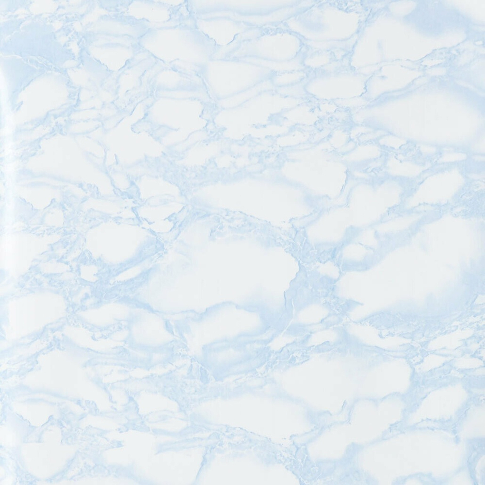 Пленка самоклеящаяся 45см*8м Мрамор светло-голубой