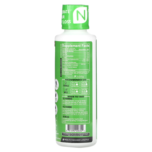 Nutrakey, L-карнитин 3000, вкусный арбуз, 473 мл (16 жидк. унц.)