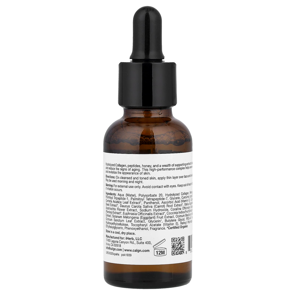 California Gold Nutrition, сыворотка с коллагеном, пептидами и медом, 30 мл (1 жидк. унция)