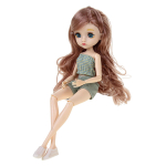 Кукла тип модница на шарнирах с аксесс. коробка PS2106-4