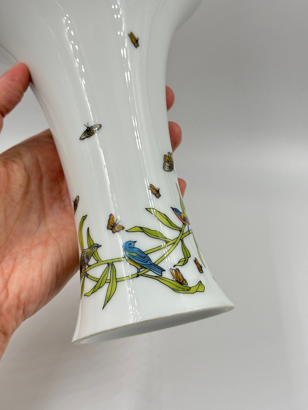 Ваза с птицами и бабочками Rosenthal
