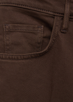 Джинсы с широкими штанинами и высокой посадкой