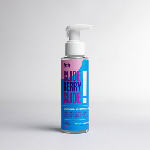INTT Slide Berry Slide 100 мл – водная смазка с ароматом ежевики