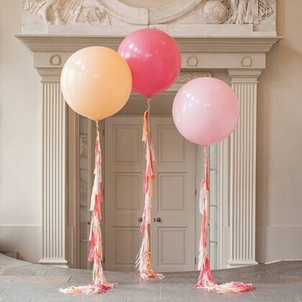 Bridal pink set (3 шара) +tassel