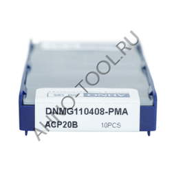 Пластина твердосплавная ISO DNMG110408-PMA ACP20B AHNO по стали, получистовая