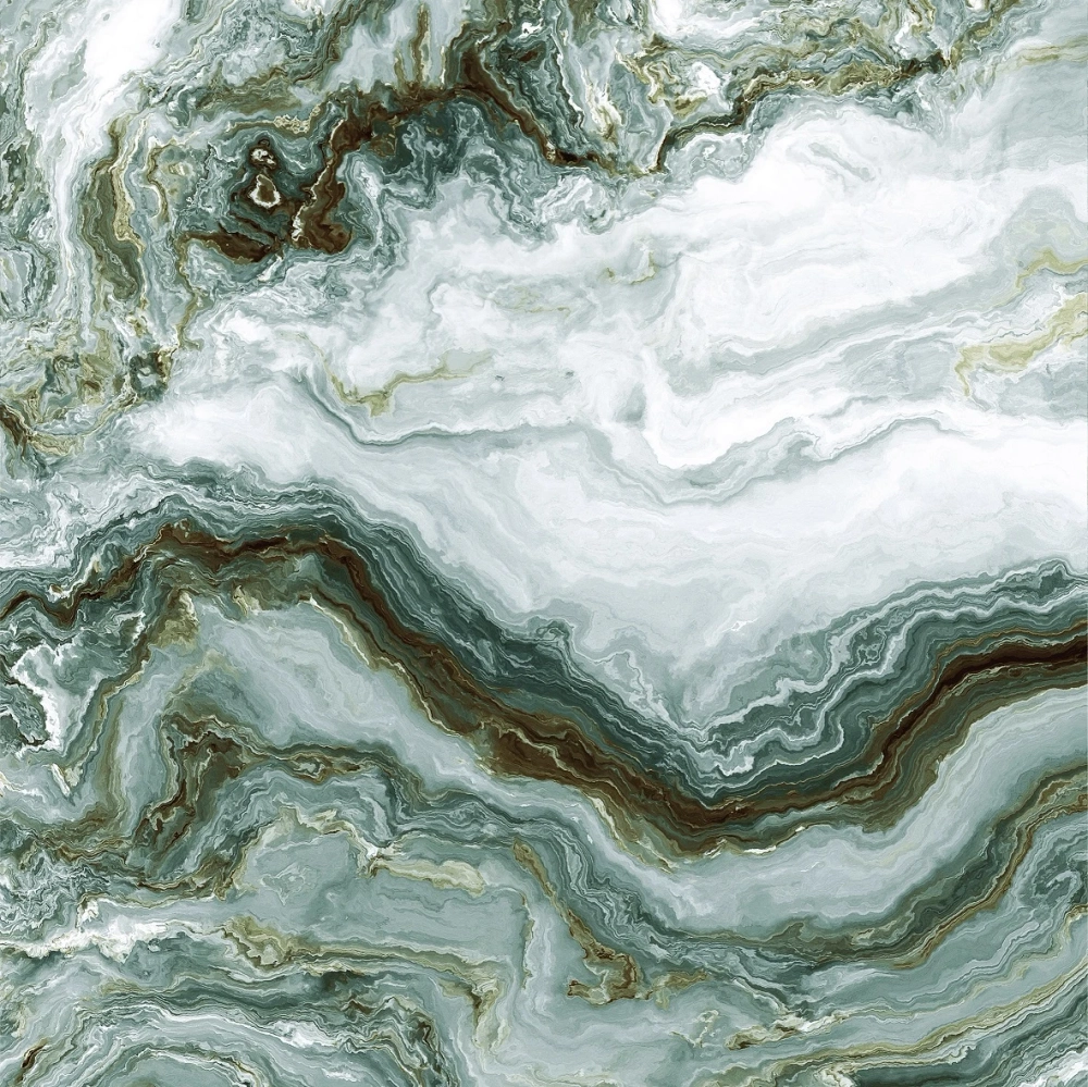 Керамогранит Для стен и пола PRIMAVERA/IND Hypnose Malachite GR115 High glossy 600х600х8,5