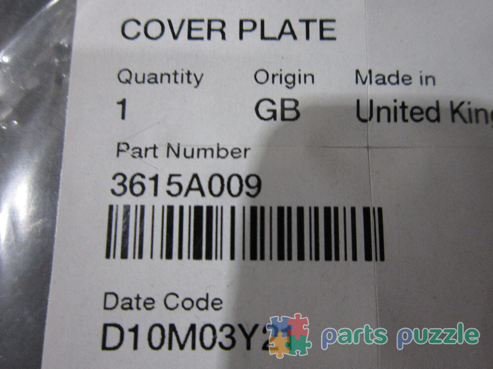 Прокладка крышки / COVER PLATE АРТ: 3615A009
