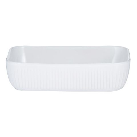 Блюдо для запекания linear, 16х24 см, белое