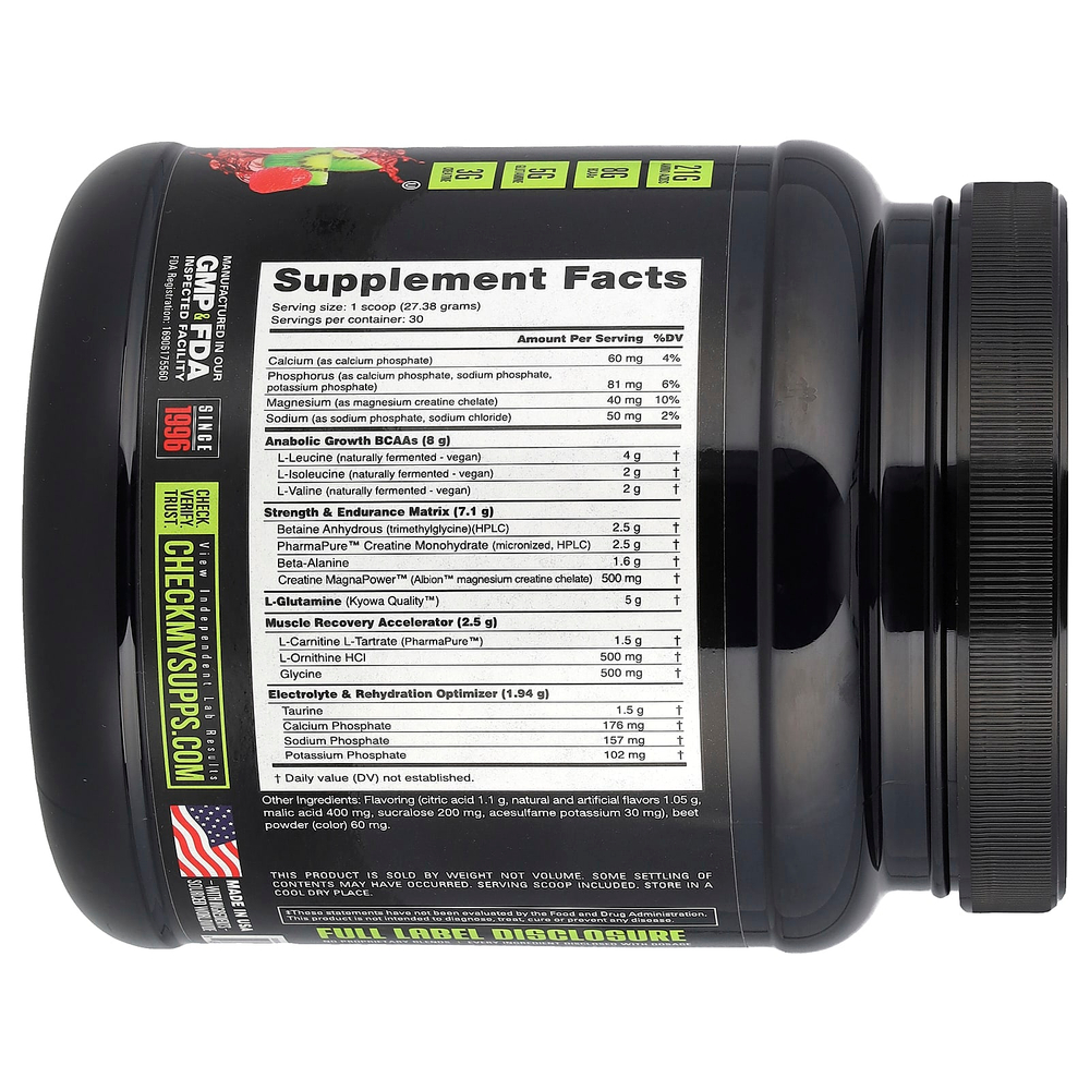 NutraBio, Reload Recovery Matrix, киви и клубника, 821 г (1,81 фунта)