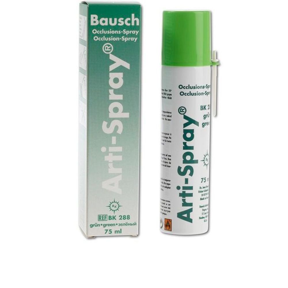 Arti-Spray индикатор для окклюзионных контактов, 75 мл, зеленый